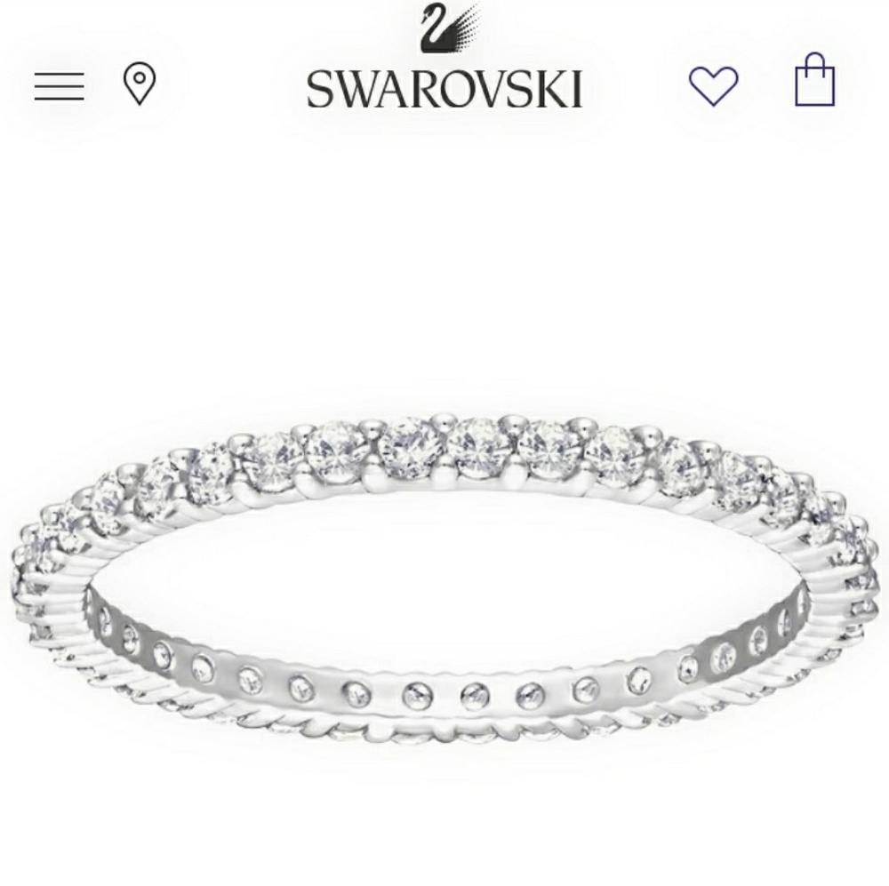 NWT Swarovski Eternity rings